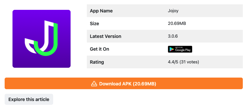 Jojoy MOD APK v3.2.26 (Desbloqueadas) - Jojoy