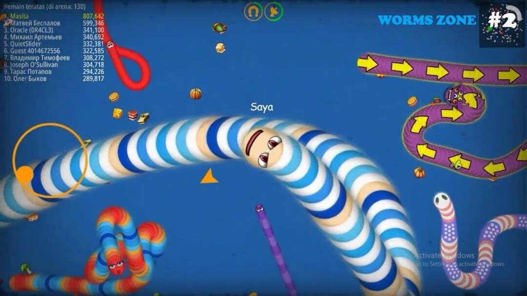 Worms Zone.io v5.3.1 MOD APK (Unlimited Coins/Skins Unlocked) Download